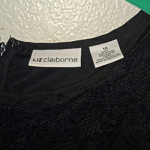 Liz Claiborne Lace Sheath Dress Size 14 - Picture 2 of 8